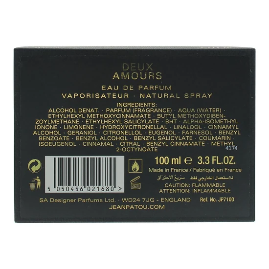 Jean Patou Collection Heritage Deux Amours Eau De Parfum 100ml