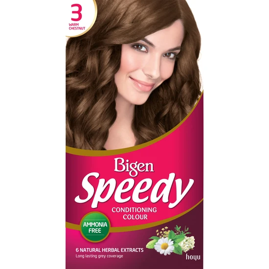 Bigen Speedy Conditioning Hair Colour NoAmmonia Natural Extract 6 Medium Brown