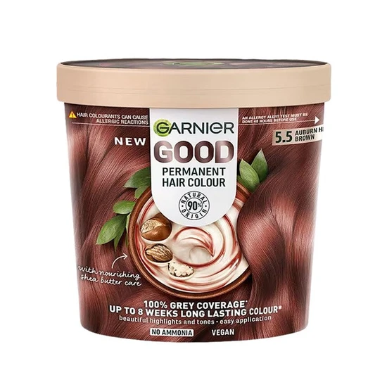 Garnier Good Permanent Hair Colour 5.5 Auburn Hibiscus Brown