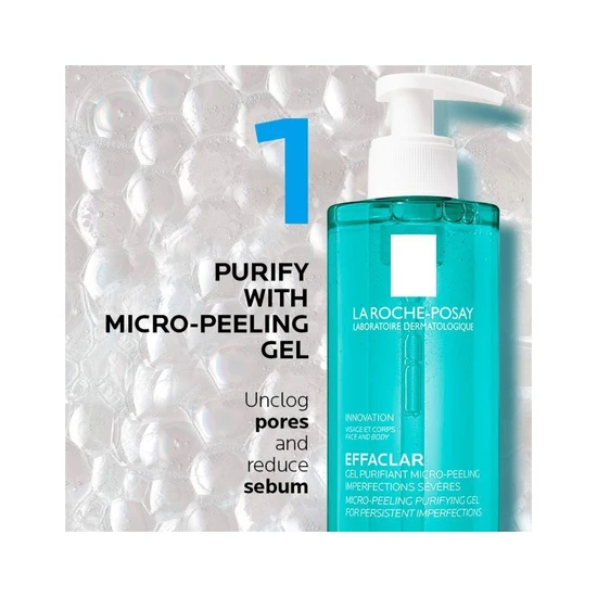 La Roche-Posay Effaclar Micro-Peeling Purifying Gel Wash 200ml