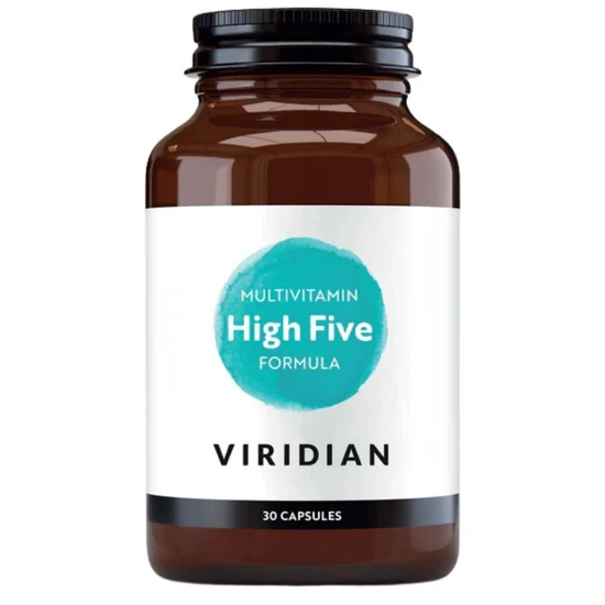 Viridian HIGH FIVE Multivitamin & Mineral Formula Veg Capsules 110 30 Capsules