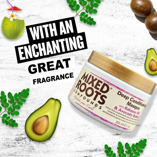 Mixed Roots Deep Conditioning Masque Babassu & Avocado Butter 355ml