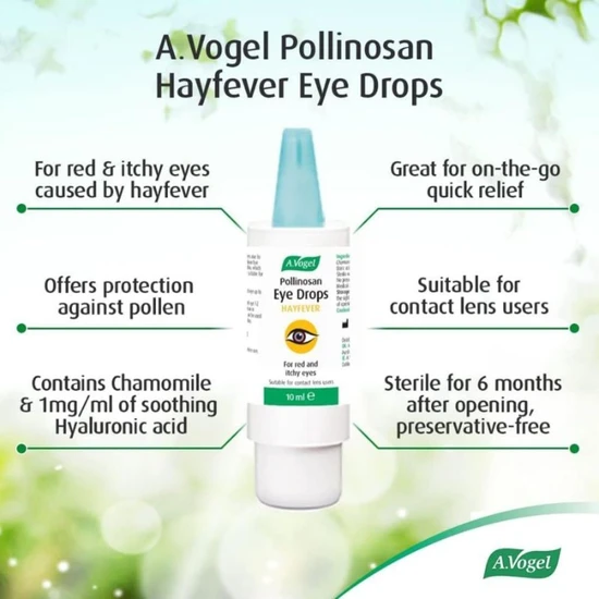 A.Vogel Pollinosan Hayfever Eye Drops 10ml
