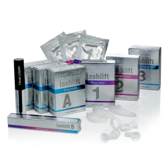 Hive Of Beauty Hive Eyelash Lift Starter Kit Lifting Shields, Serum, Creme