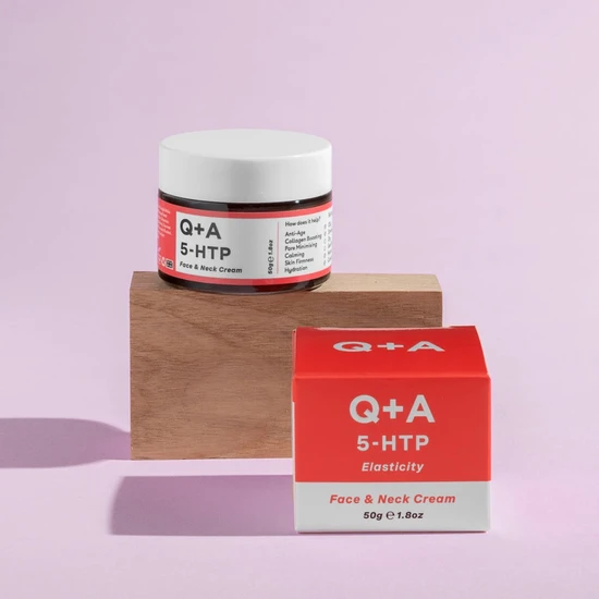 Q+A 5-HTP Face & Neck Cream 50g