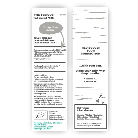 Kaapa Mushrooms Reishi Tincture 50ml