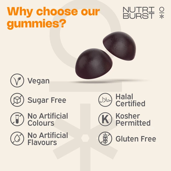 Nutriburst Triple Immunity Gummies 60 Gummies