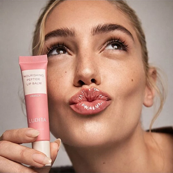 Ludita Vanilla Peptide Nourishing Lip Balm 15ml