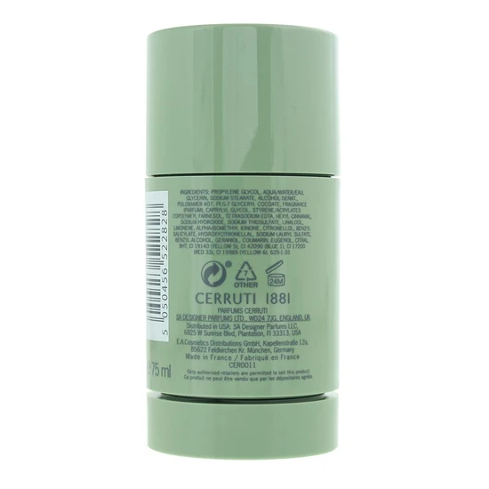 Cerruti 1881 Deodorant Stick 75ml