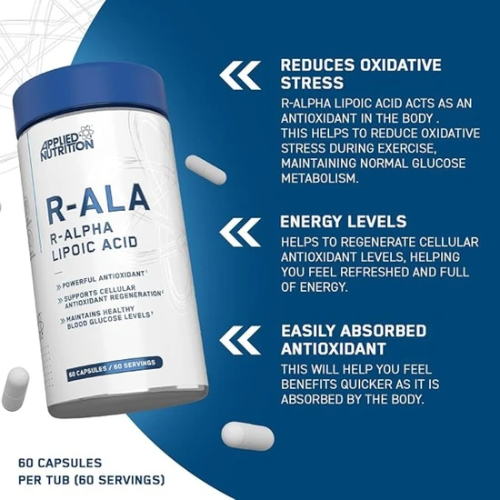 Applied Nutrition R-ALA Capsules 60 Capsules