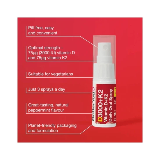 BetterYou D3000 + K2 Oral Spray