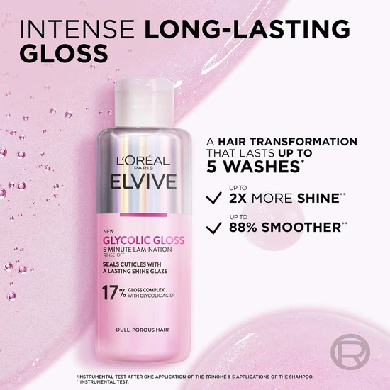 L'Oreal Elvive Glycolic Gloss 5 Minute Lamination Treatment 200ml