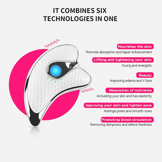 Erth Skin London Sonic Vibration Gua Sha Micro-current Massager