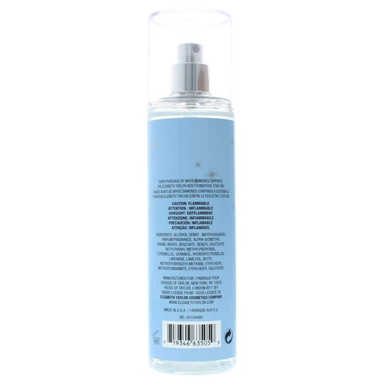 Elizabeth Taylor Sparkling White Diamonds Body Mist 235ml