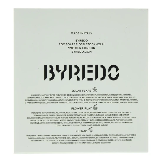 Byredo Colour Stick Set With Leather Pouch Orange Solar Flare, Flower Play + Kumato 3 x 3.5g