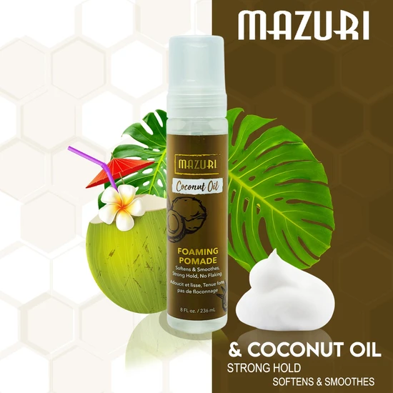 Mazuri Coconut Oil Foaming Pomade 236ml