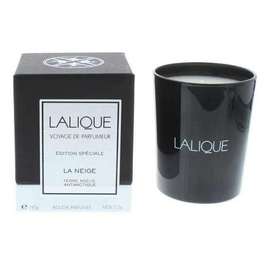 Lalique Candle La Neige Terre Adelie Special Edition 190g