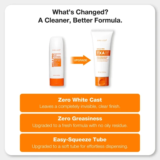 NINE LESS MELA-PRO TXA Sunscreen 100ml