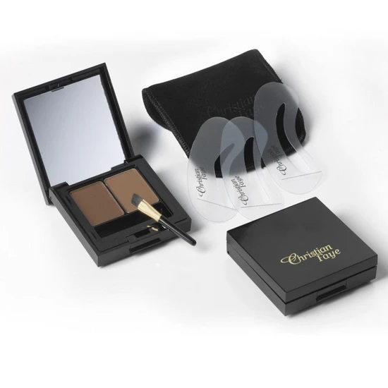 Christian Faye Eyebrow Duo Kit Deep Blonde