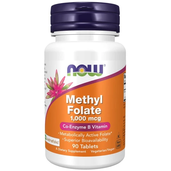 NOW Foods Methyl Folate 1000mcg 90 Tablets
