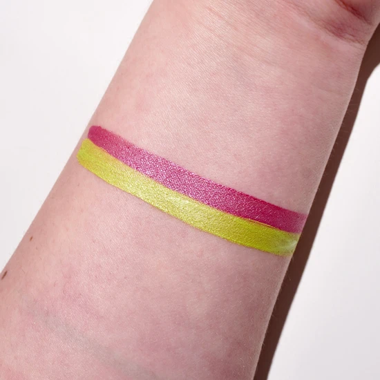 Glisten Cosmetics Nerds Shimmer Pink & Lime Green Split Liner Eyeliner Small - 3g