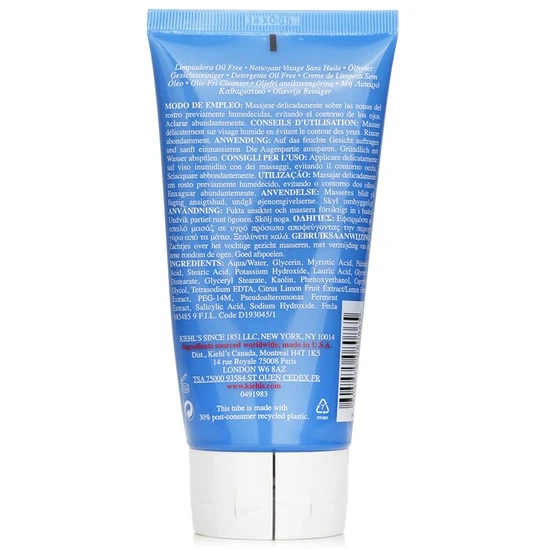 Kiehl's Ultra Facial Oil-Free Cleanser For Normal To Oily Skin Types 150ml