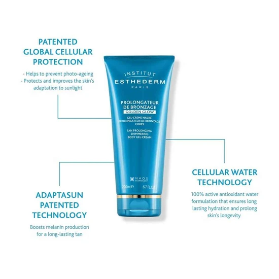 Institut Esthederm Tan Prolonging Shimmering Body Gel-Cream 200ml