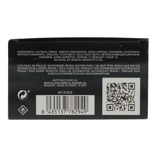 Prada Luna Rossa Black Eau De Parfum 100ml