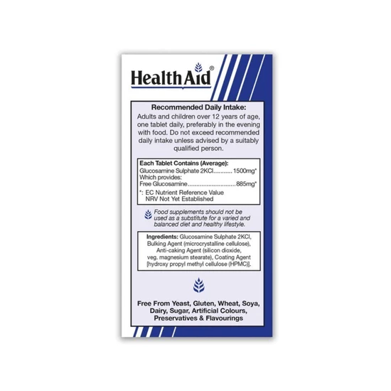 Health Aid Glucosamine Sulphate 1500mg Tablets 30 Tablets
