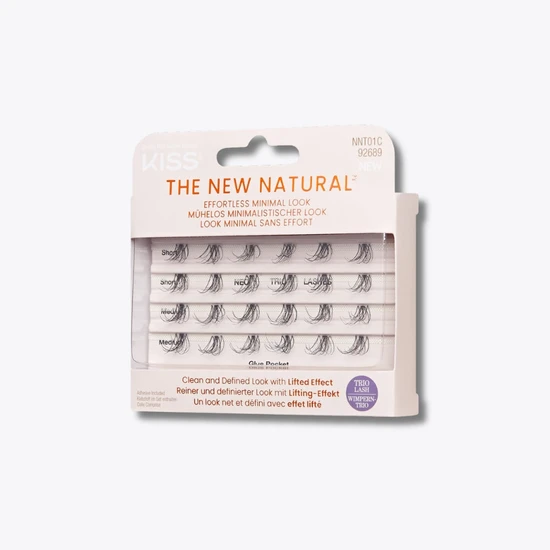 Kiss The New Natural Trio False Eyelash Clusters 01 Neo