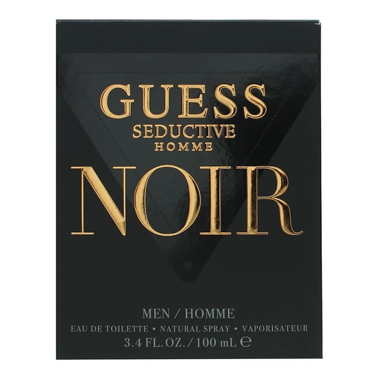 Guess Seductive Homme Noir Eau De Toilette 100ml