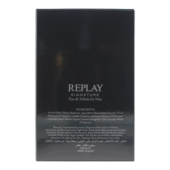 Replay Signature For Men Eau De Toilette 30ml