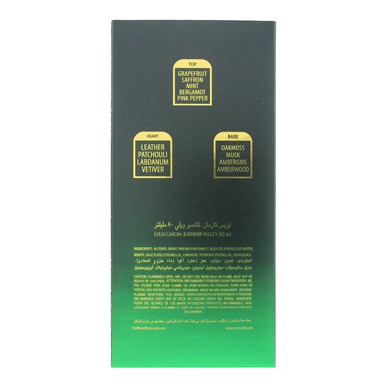 Louis Cardin Kashmir Valley Eau De Parfum 80ml