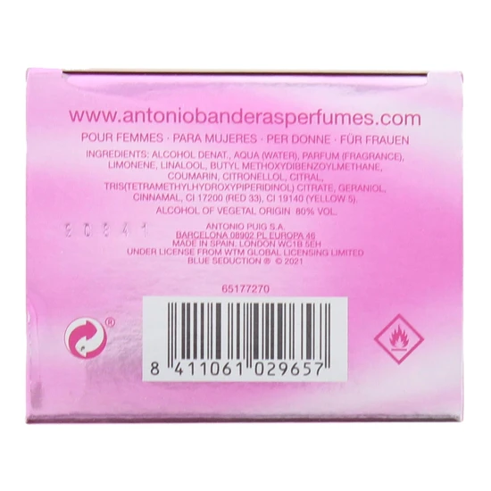 Antonio Banderas Blue Seduction Wave Eau De Toilette 100ml