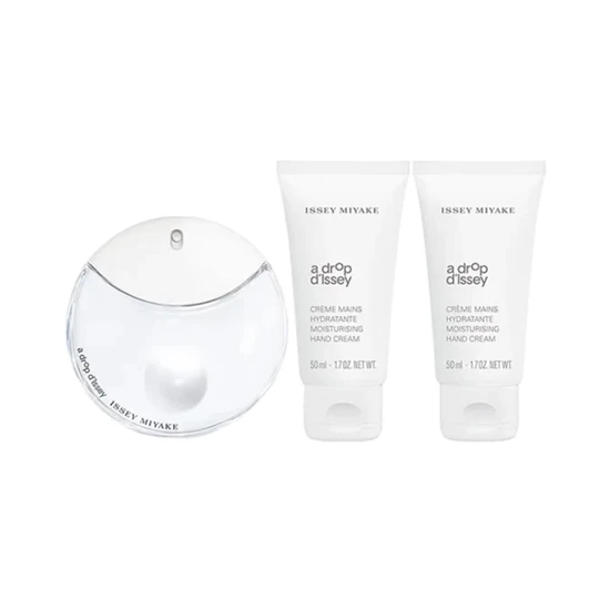 Issey Miyake A Drop d'Issey Eau De Parfum Gift Set 50ml & 2x50ml Hand Cream