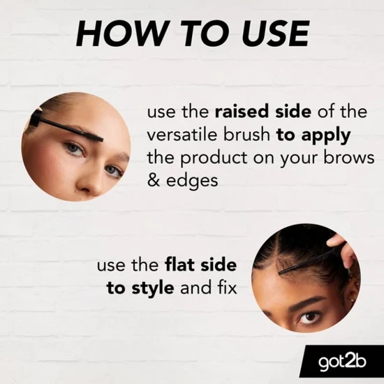 Schwarzkopf 2 In 1 Waterproof Gel For Brows & Edges