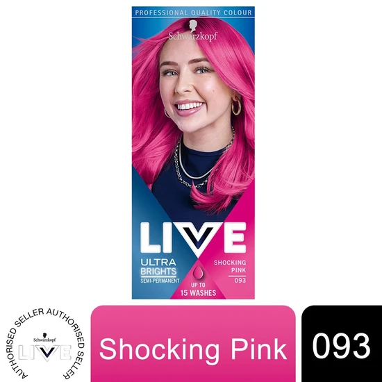 Schwarzkopf Live Colour XXL Ultra Brights Semi Permanent Colour 93 Shocking Pink