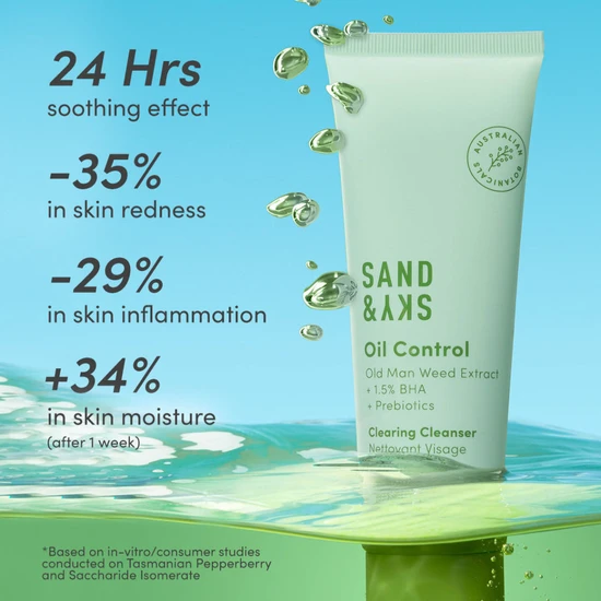 Sand & Sky Oil Control Clearing Cleanser 120ml