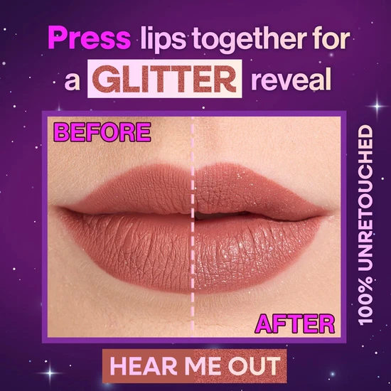 Wet N Wild Mega Glitter Shimmer Liquid Lipstick Hear Me Out