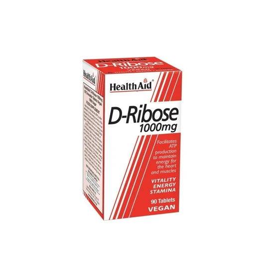 Health Aid D-Ribose 1000mg Tablets 90 Tablets