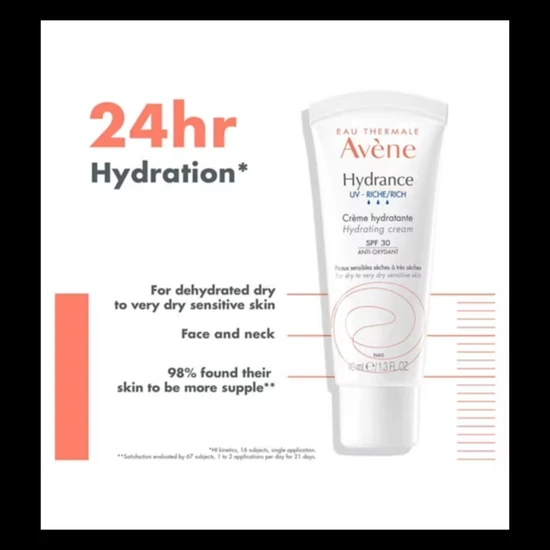 Avène Hydrance UV Rich Hydrating Cream SPF 30 40ml