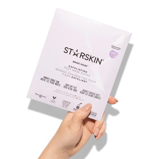 STARSKIN Magic Hour Exfoliating Double-Layer Foot Mask Socks