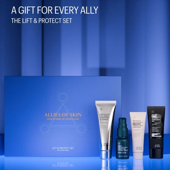 Allies of Skin Lift & Protect Routine Anti Ageing Skin Care Kit