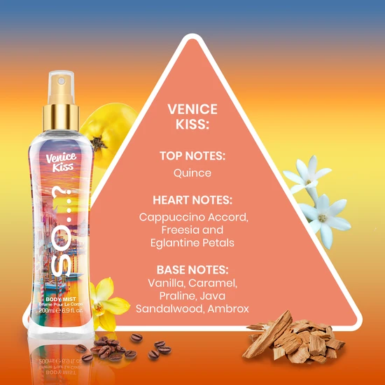 SO...? Venice Kiss Body Mist 200ml