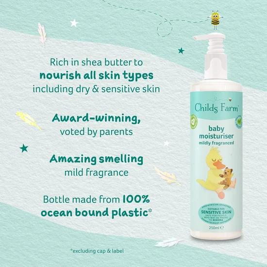 Childs Farm Baby Moisturiser With Mildly Fragranced 250ml