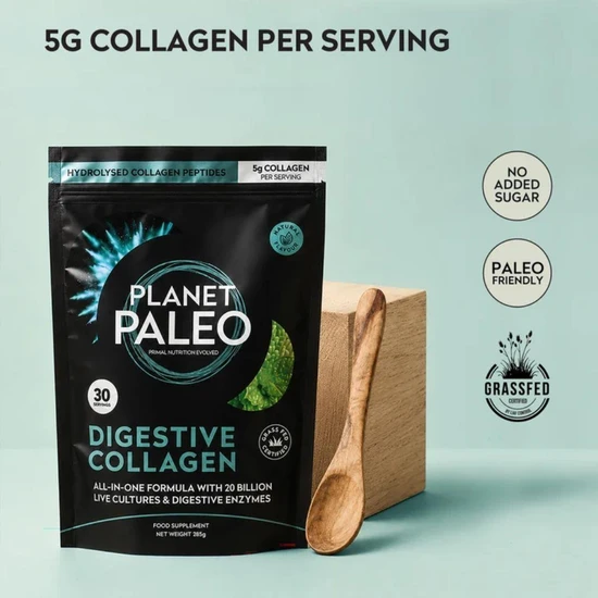 Planet Paleo Digestive Collagen Powder Mint 285g