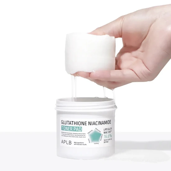 APLB Glutathione Niacinamide Toner Pad 100ml