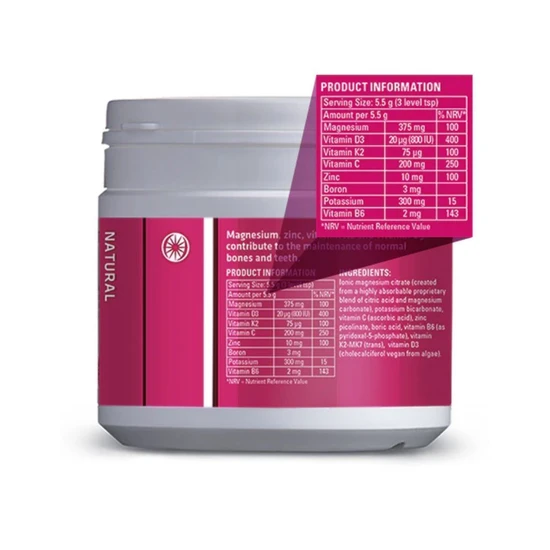 Mag365 Bone Formula Powder Natural 180g