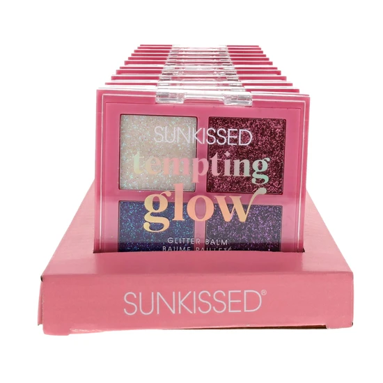 Sunkissed Tempting Glow Glitter Balm Eyeshadow Palette 6.4g