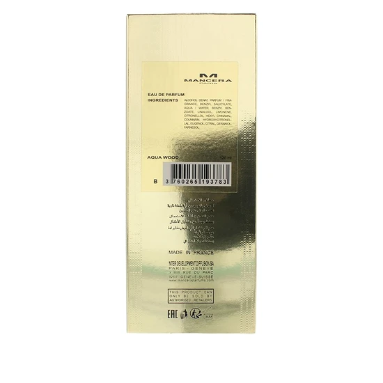 Mancera Aqua Wood Eau De Parfum 120ml